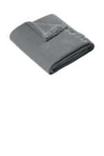 Port Authority Waffle Throw BP92 Gusty Grey