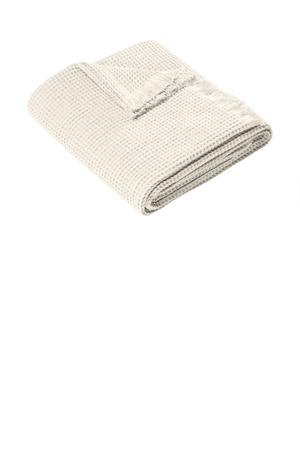 Port Authority Waffle Throw BP92 Parchment
