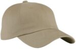 Port Authority Unstructured Brushed Twill Cap. BTU Khaki