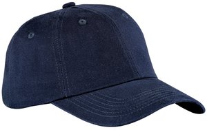 BTU - Navy Port Authority Unstructured Brushed Twill Cap. BTU Navy