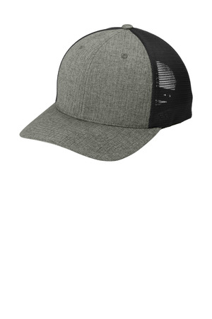 Port Authority Flexfit 110 Mesh Cap C110 Heather Graphite/ Black