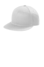 Port Authority Snapback Flat Bill Cap C406 White