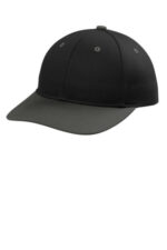 Port Authority Snapback Cap C408 Black/ Grey Steel