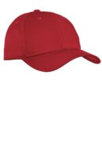 Port Authority Fine Twill Cap. C800 Red