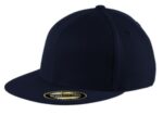 Port Authority Flexfit 210 Flat Bill Cap. C808 Navy