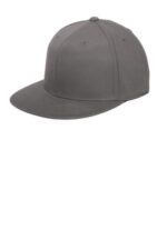 Port Authority Flexfit 210 Flat Bill Cap. C808 Grey