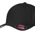 Port Authority Flexfit Cotton Twill Cap. C813 Black