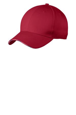 Port Authority Americana Flag Sandwich Cap. C829 Deep Red