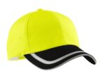 Port Authority Enhanced Visibility Cap. C836 Safety Yellow/ Black
