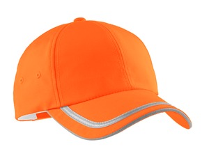 Port Authority Enhanced Visibility Cap. C836 Safety Orange
