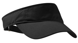 Port Authority Enzyme Wash Fashion Visor. C840 Black