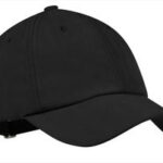 Port Authority Sueded Cap. C850 Black