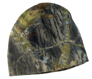 Port Authority Camouflage Fleece Beanie. C901 Mossy Oak New Break-Up