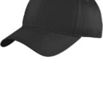 Port Authority Youth Six-Panel Unstructured Twill Cap. YC914 Black