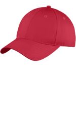 Port Authority Youth Six-Panel Unstructured Twill Cap. YC914 Red