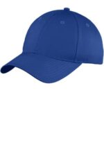 Port Authority Six-Panel Unstructured Twill Cap. C914 Royal