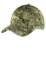 Port Authority Digital Ripstop Camouflage Cap. C925 Green Camo