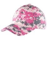 Port Authority Digital Ripstop Camouflage Cap. C925 Pink Camo