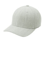 Port Authority Flexfit Wool Blend Cap. C928 Light Heather Grey