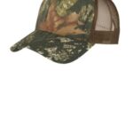 Port Authority Structured Camouflage Mesh Back Cap. C930 Mossy Oak New Break-Up/ Brown