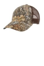 Port Authority Structured Camouflage Mesh Back Cap. C930 Realtree Edge