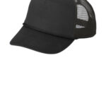 Port Authority 5-Panel Snapback Cap. C932 Black