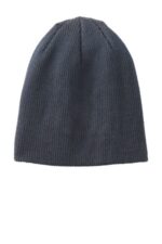 Port Authority Rib Knit Slouch Beanie. C935 Dress Blue Navy/ Iron Grey