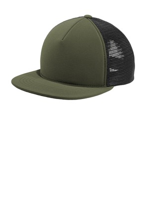 Port Authority Flexfit 110 Foam Outdoor Cap. C937 Army Green/ Black