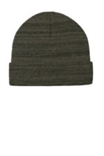 Port Authority Knit Cuff Beanie C939 Olive Green Heather