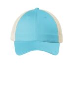 Port Authority Beach Wash Mesh Back Cap. C943 Tidal Wave/ Stone