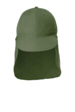 Port Authority Outdoor UV Sun Shade Cap C949 Olive Leaf