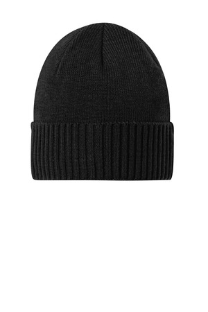 Port Authority Rib Knit Cuff Beanie C951 Deep Black