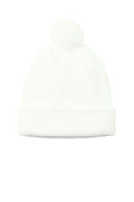 Port Authority Cozy Pom Beanie C978 Marshmallow
