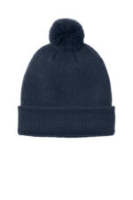Port Authority Cozy Pom Beanie C978 River Blue Navy