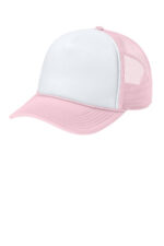 Port Authority Foam Truck'N Cap C993 White/ Cloud Pink/ Cloud Pink