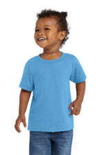 Port & Co Infant Core Cotton Tee. CAR54I Aquatic Blue