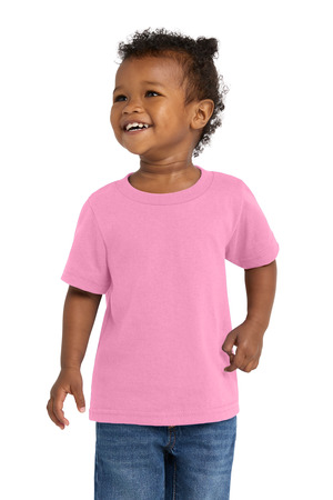 Port & Co Infant Core Cotton Tee. CAR54I Candy Pink