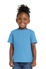 Port & Co Toddler Core Cotton Tee. CAR54T Aquatic Blue