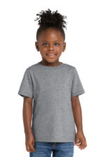 Port & Co Toddler Core Cotton Tee. CAR54T Athletic Heather