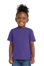 Port & Co Toddler Core Cotton Tee. CAR54T Purple
