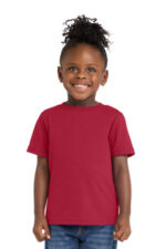 Port & Co Toddler Core Cotton Tee. CAR54T Red