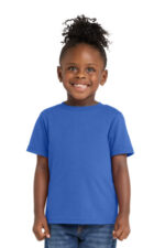 Port & Co Toddler Core Cotton Tee. CAR54T Royal