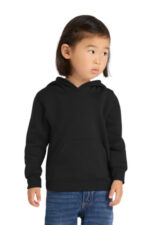 Port & Co Toddler Core Fleece Pullover Hooded Sweatshirt. CAR78TH Jet Black