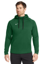 Nike Therma-FIT Pullover Fleece Hoodie CN9473 Team Dark Green
