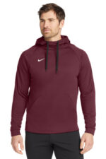 Nike Therma-FIT Pullover Fleece Hoodie CN9473 Team Dark Maroon
