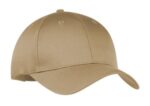 Port Authority Six-Panel Twill Cap. CP80 Khaki