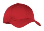 Port Authority Six-Panel Twill Cap. CP80 Red