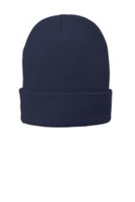 Port Authority Fleece-Lined Knit Cap. CP90L Navy