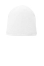 Port Authority Fleece-Lined Beanie Cap. CP91L White