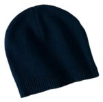 Port Authority 100% Cotton Beanie. CP95 Navy